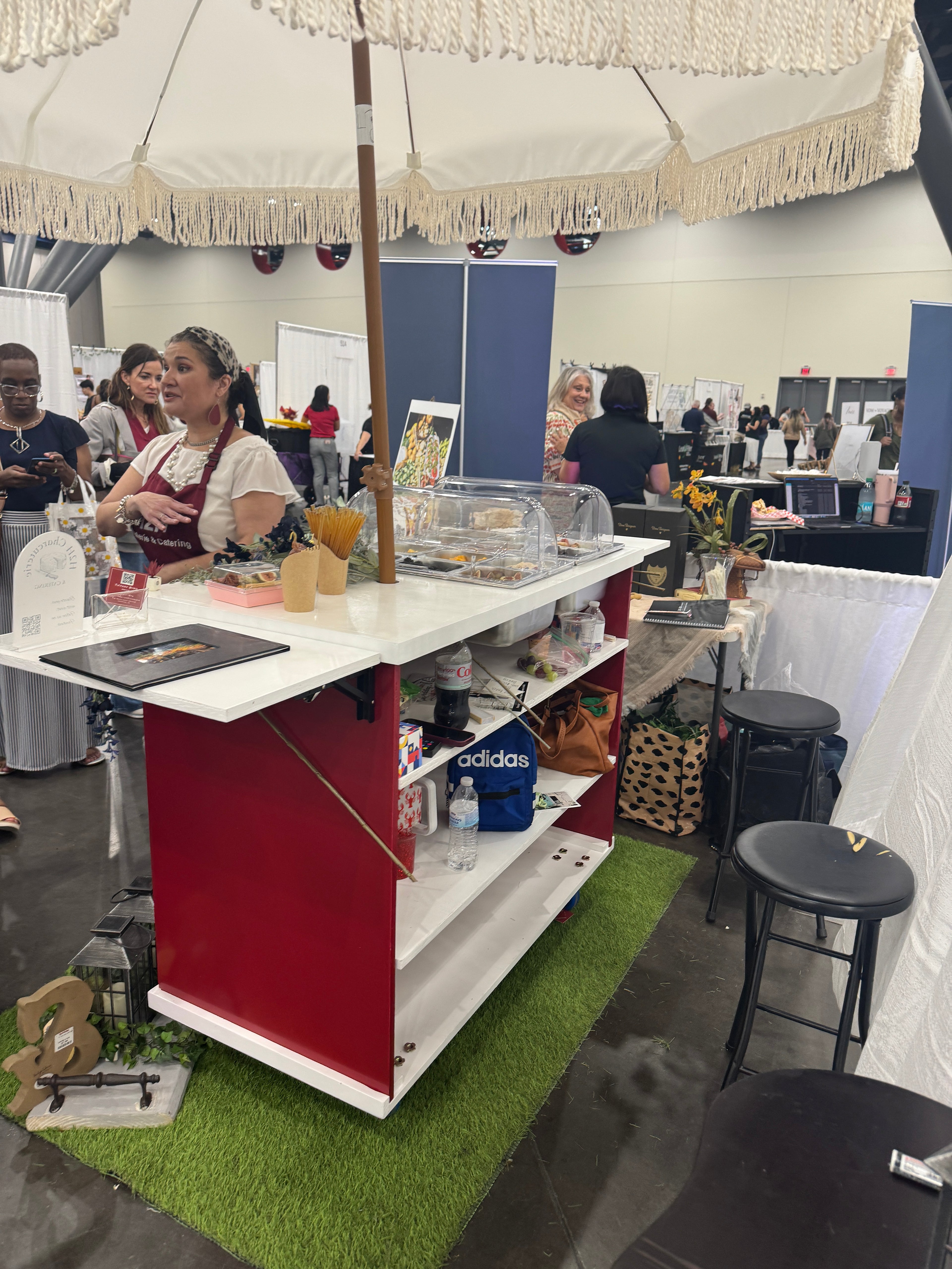 Custom Charcuterie Cart with Frame on Front