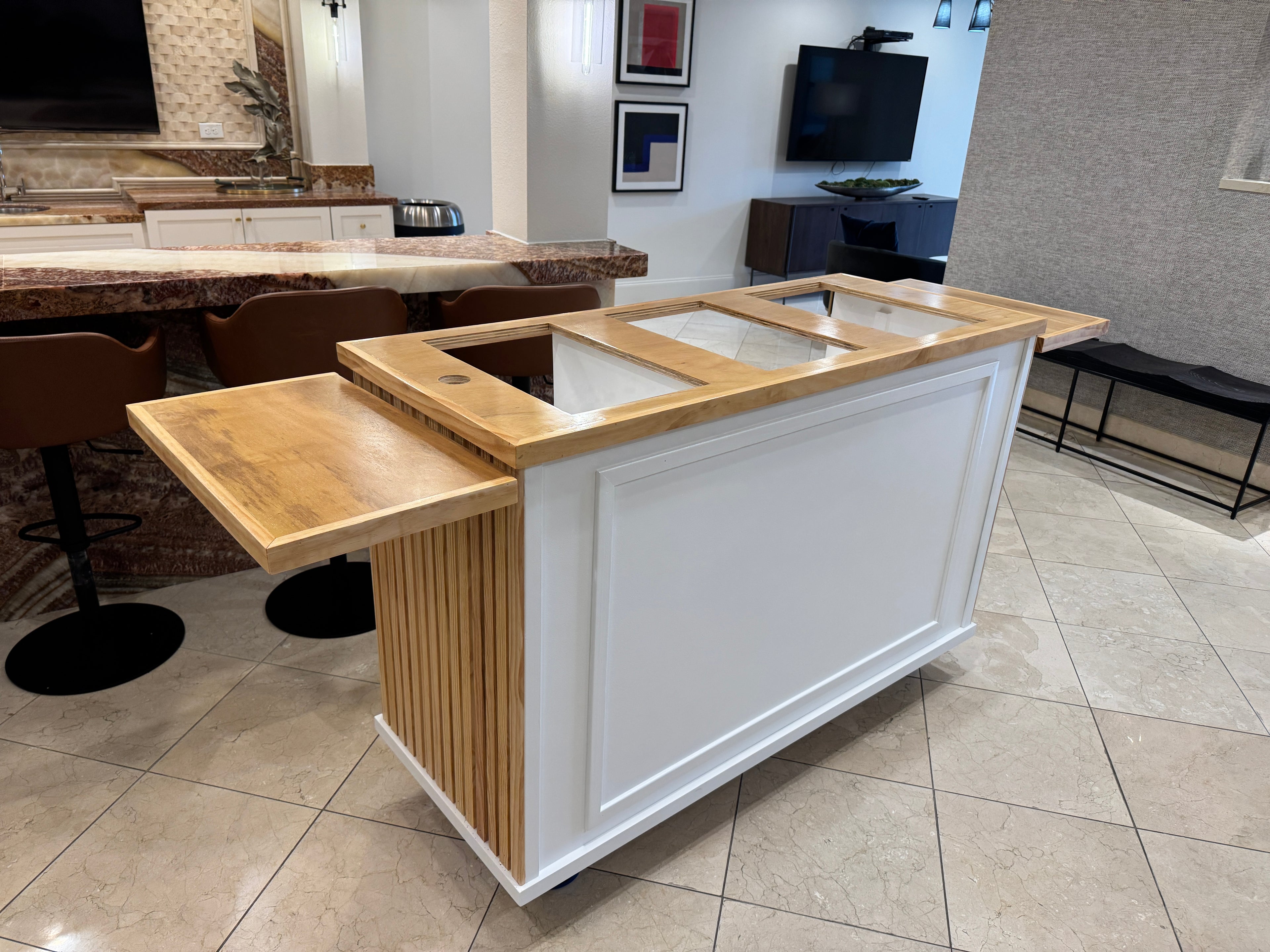 Custom Charcuterie Cart
