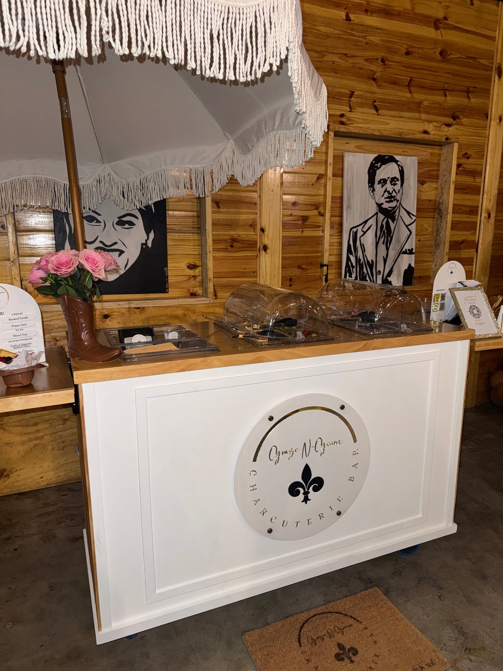 Custom Charcuterie Cart