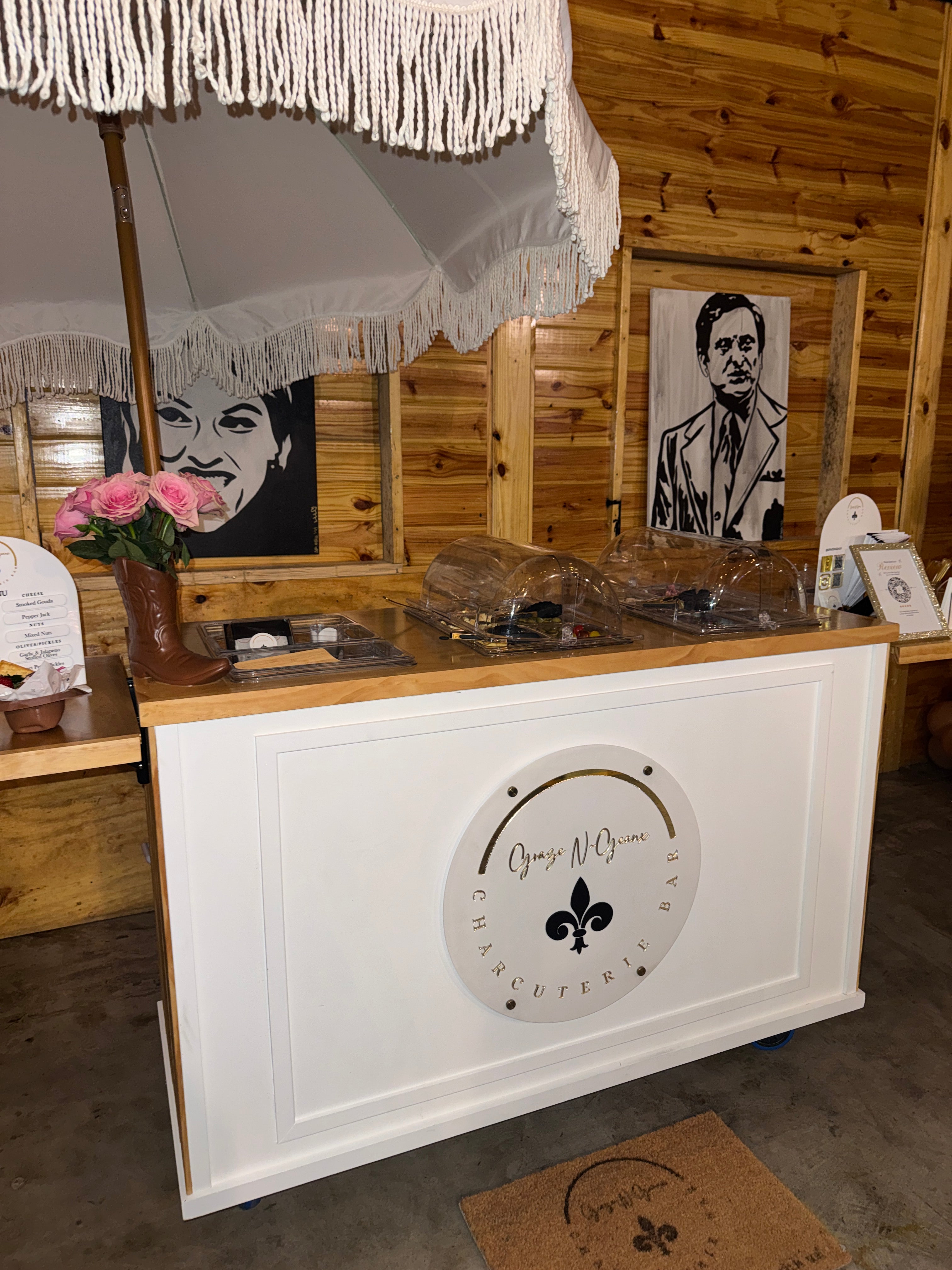 Custom Charcuterie Cart